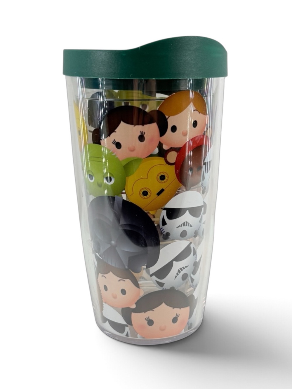 Tervis Disney Star Wars Tsum Tsum 16 Oz Insulated Cup Tumbler Green Lid